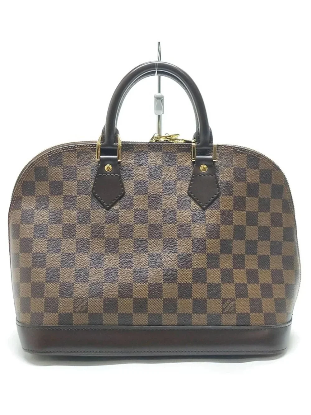 Authentic Louis Vuitton Alma Damier Ebene Handbag